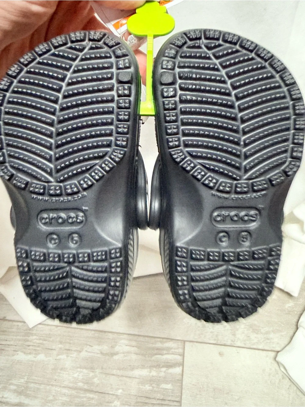 Crocs Classic Clog Black Toddler Kids Size C5 New With Tags